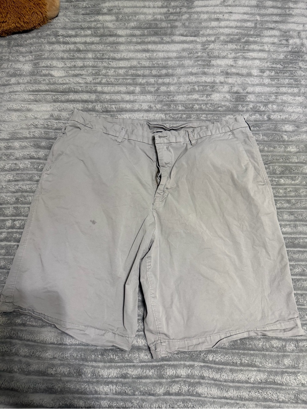 American Eagle Outfitters Light Gray Men's Cargo Shorts